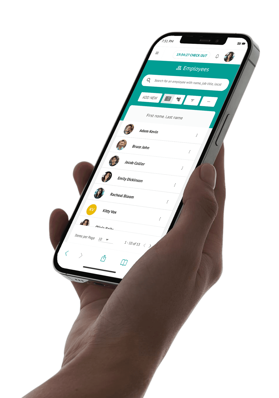 OfficePortal HRMS mobile app