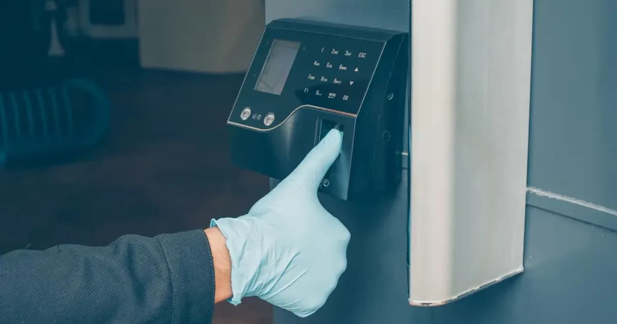 biometric attendance at the plant gate
