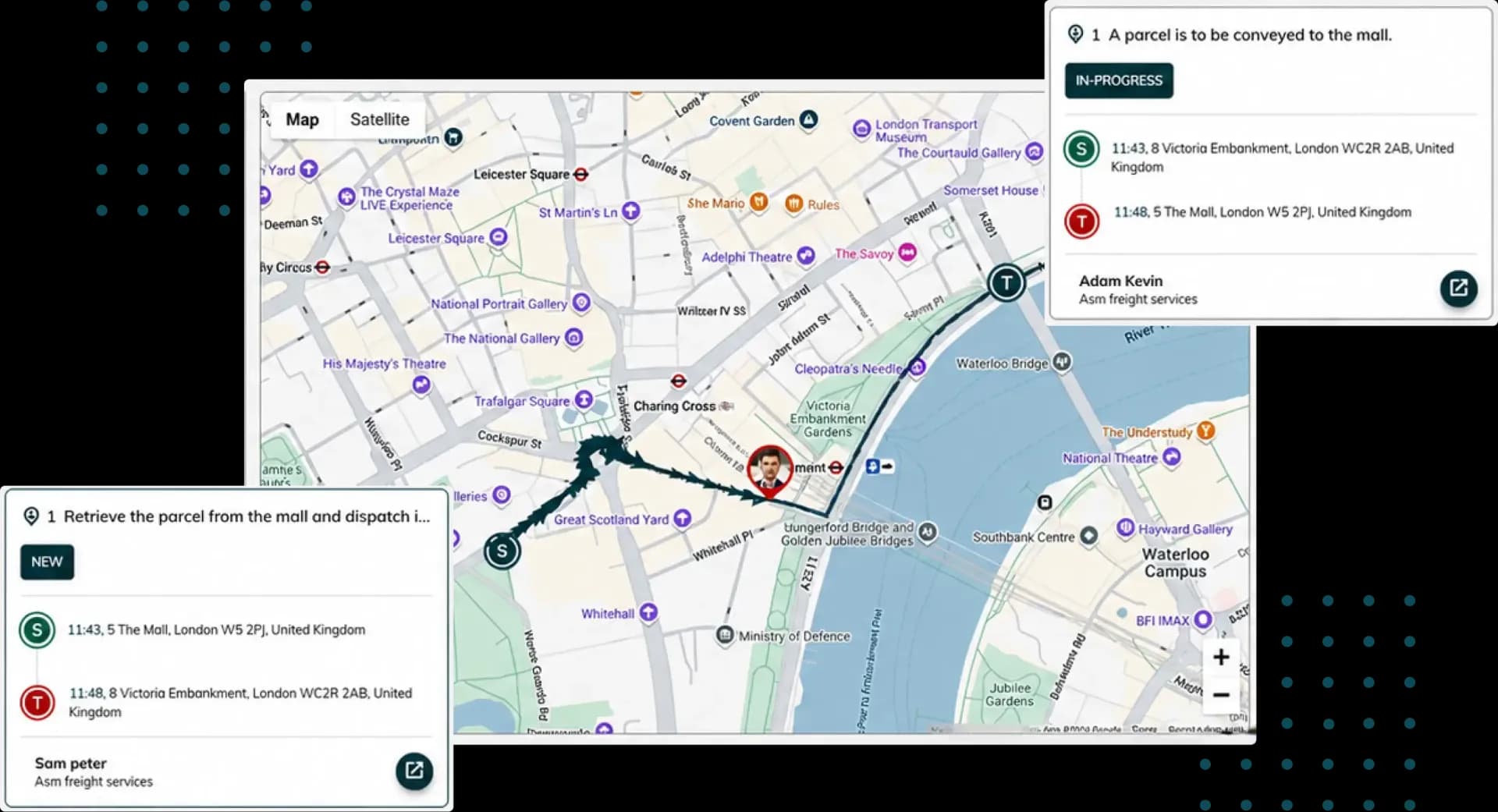 interactive map visibility