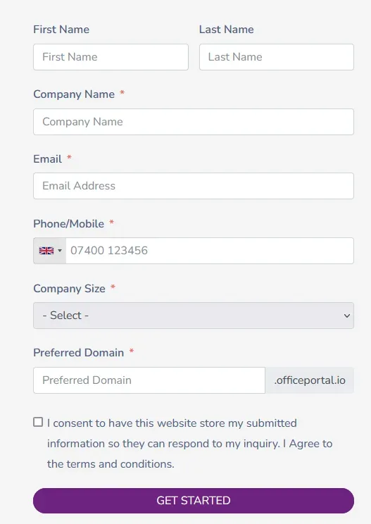 Setup a officeportal free account