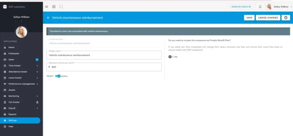 officeportal help Vehicle maintenance Reimbursement