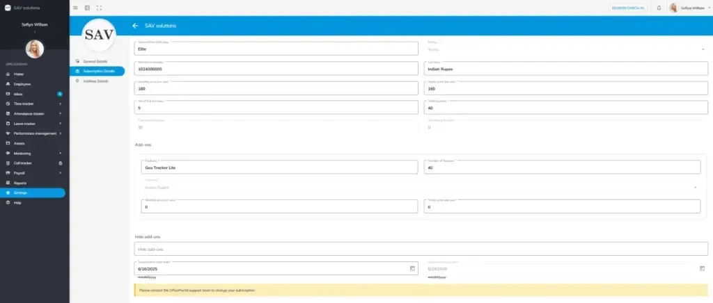 officeportal help company profile 4
