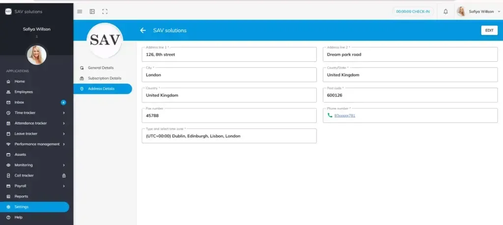 officeportal help company profile 5