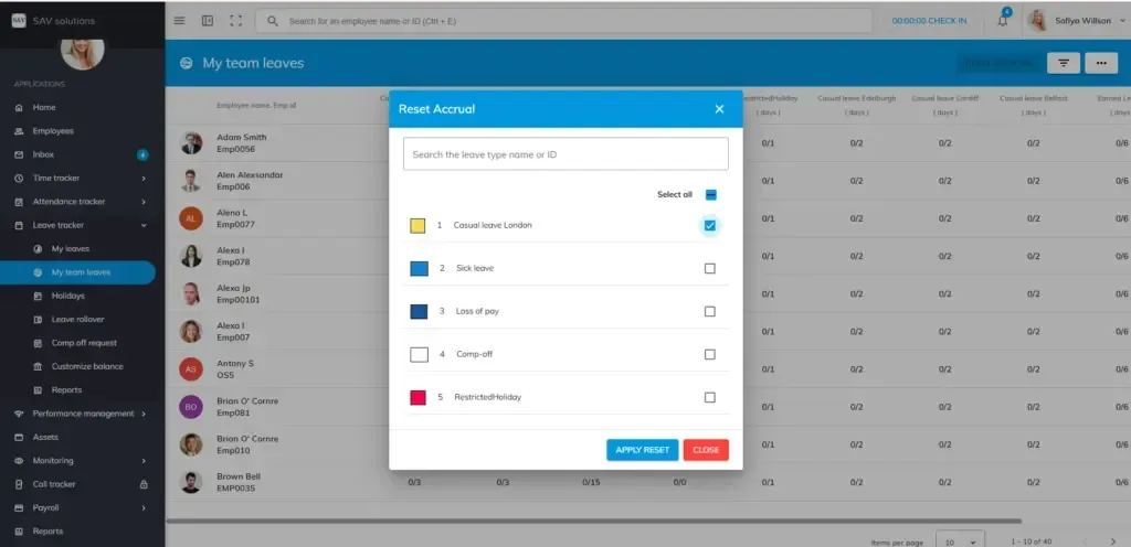 officeportal help my tem leave reset accural 1