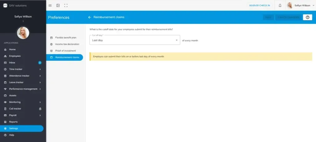 officeportal help reimbursement