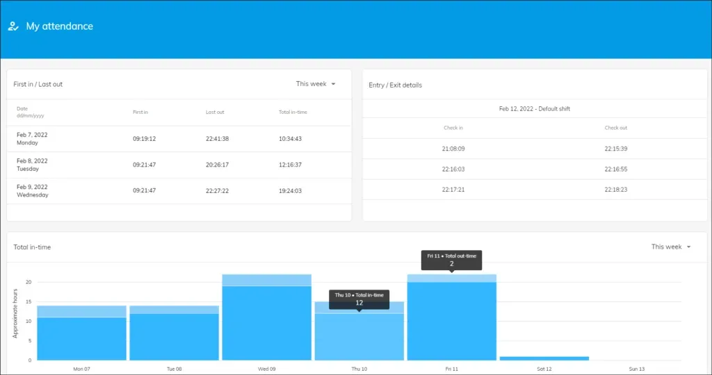 officeportal my attendance