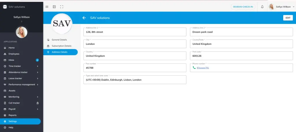 officeportal help company profile 6