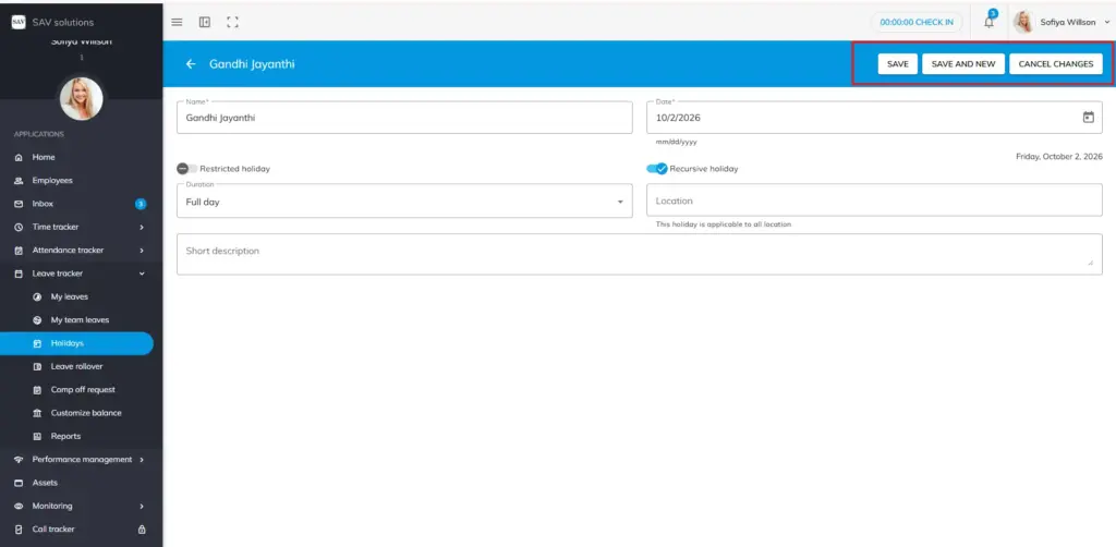 officeportal holidays 3